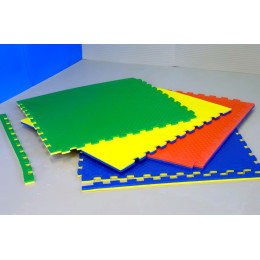 Мат-пазл желтый