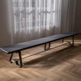 Скамья гимнастическая мягкая 3,0м, ножки металлические 